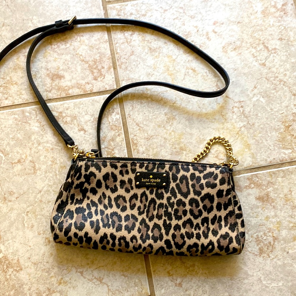Kate Spade leopard crossbody